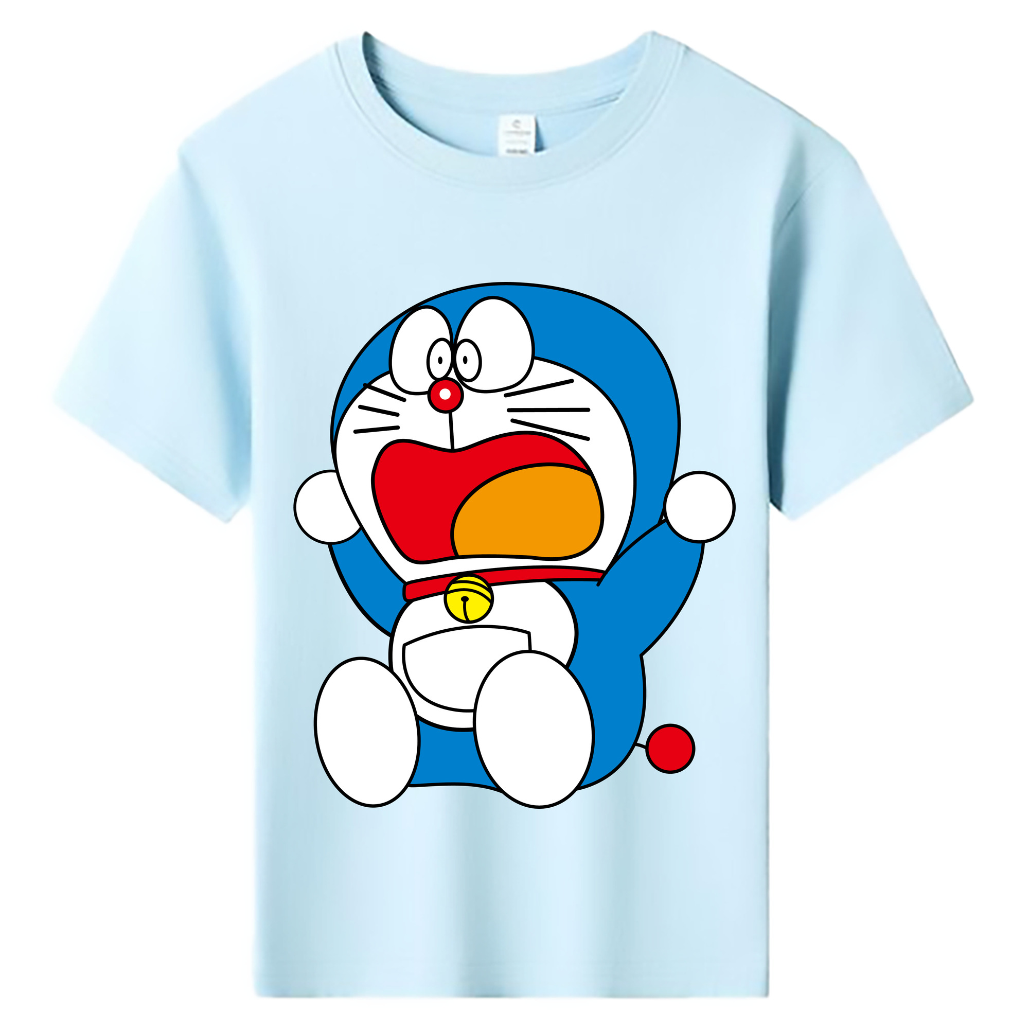 （画像用） ドラえもん Doraemon 綿100％キッズTシャツ（フロントプリント）